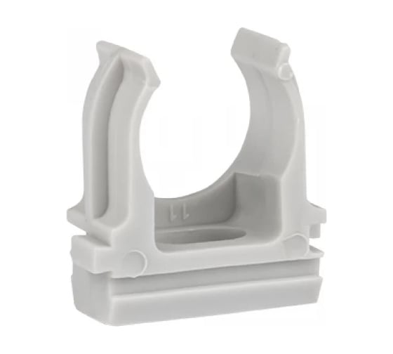 Изображение товара Крепеж-клипса EKF d32 мм, серая, 50 шт. derj-z-32n