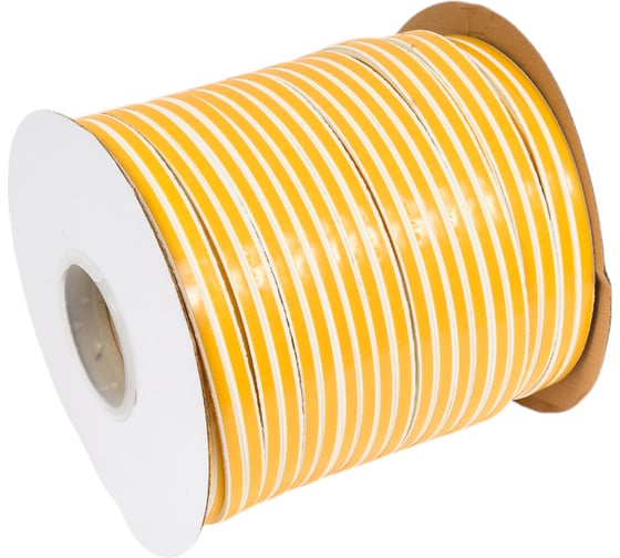 Изображение товара Самоклеящийся резиновый уплотнитель SDM тип P, 9х5,5 мм, белый, 100 м 00-00004748