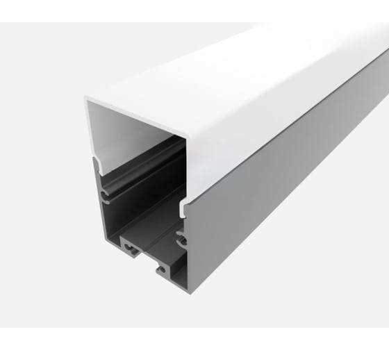 Изображение товара Комплект алюминиевого профиля LEDCRAFT с экраном и заглушками LC-LP2528M1728-1 1638000052