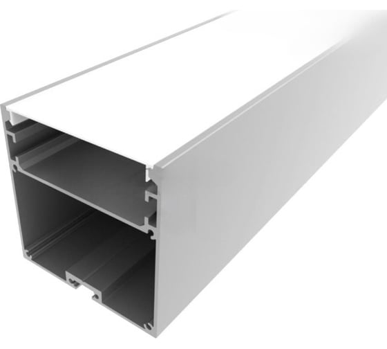 Изображение товара Комплект алюминиевого профиля LEDCRAFT с экраном и заглушками LC-LP6060M55-1 1638000124