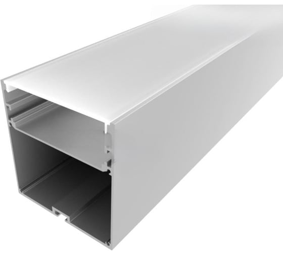 Изображение товара Комплект алюминиевого профиля LEDCRAFT с экраном и заглушками LC-LP7774M68-1 1638000040