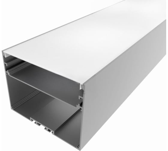 Изображение товара Комплект алюминиевого профиля LEDCRAFT с экраном и заглушками LC-LP76100M94-1 1638000101