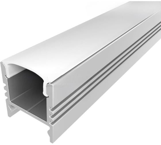 Изображение товара Комплект алюминиевого профиля LEDCRAFT с экраном и заглушками LC-LPS1716M16-1 1638000019