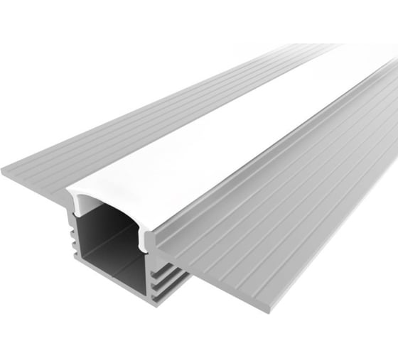 Изображение товара Комплект алюминиевого профиля LEDCRAFT с экраном и заглушками LC-LPSH1246M16-1 1638000131