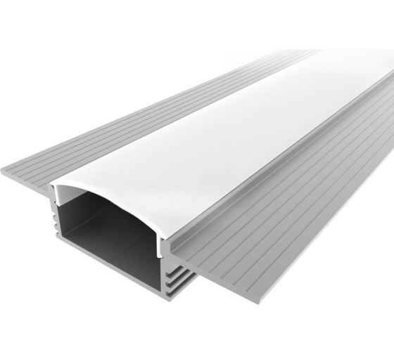 Изображение товара Комплект алюминиевого профиля LEDCRAFT с экраном и заглушками LC-LPSH1258M28-1 1638000133
