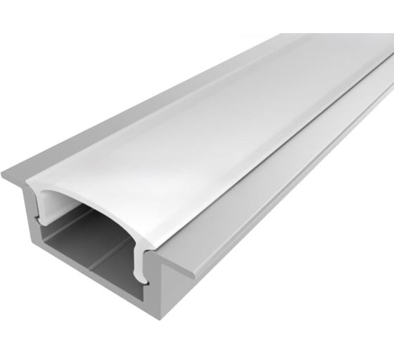 Изображение товара Комплект алюминиевого профиля LEDCRAFT с экраном и заглушками LC-LPV0722M16-1 1638000012