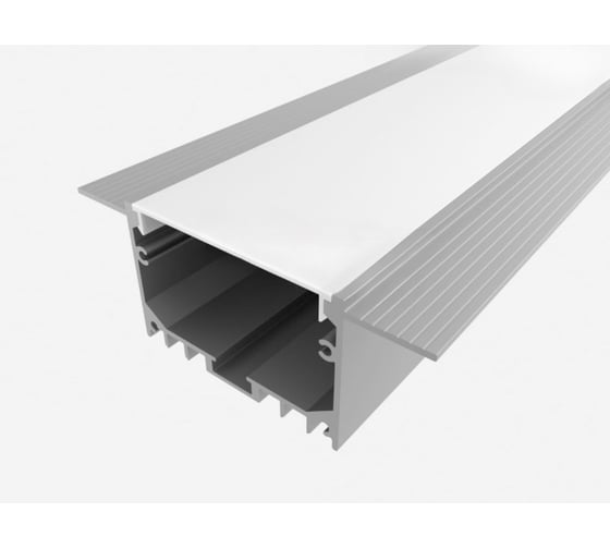 Изображение товара Комплект алюминиевого профиля LEDCRAFT с экраном и заглушками LC-LPSH3280M44-1 1638000140