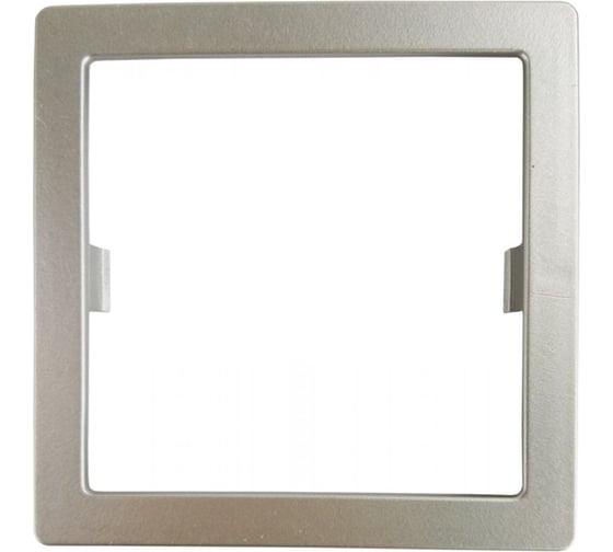 Изображение товара Рамка-адаптер (вставка) EASTEC Gira Jung/Schneider atlas к терморегулятору Е-30 и Е-34 Gira Jung Е-30 серебро