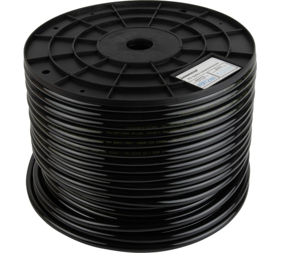 Изображение товара Трубка черная PU 8x12 мм, длина 100 м Harrison HUS0812-BK