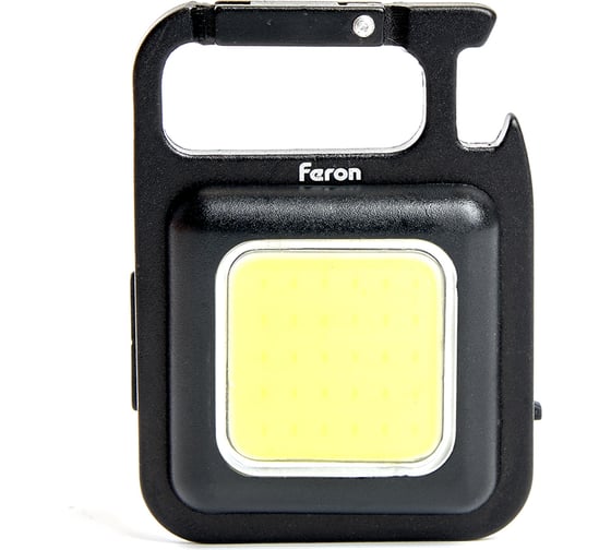 Изображение товара Универсальный аккумуляторный фонарь FERON TH2404 с магнитом, USB type-C COB, пластик/алюминий 48524