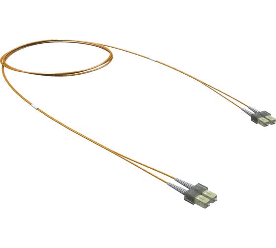 Изображение товара Оптический коммутационный шнур DKC duplex sc/upc-sc/upc, 50/125 (om2), 1 м RNPC50DCC1