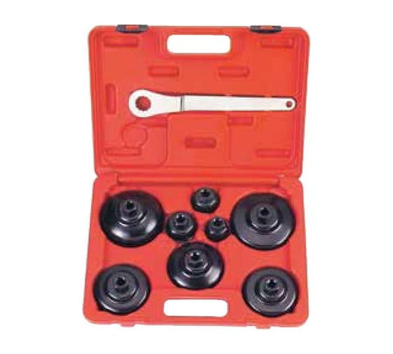 Изображение товара Набор чашечных фильтросъёмников с ключом 3/8 дюйма 9 предметов FORCE 61922