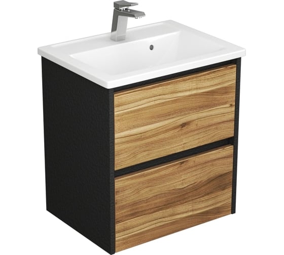 Изображение товара Тумба UNCORIA Тронто 60 под умывальник Марио 60 см, орех лион 56063