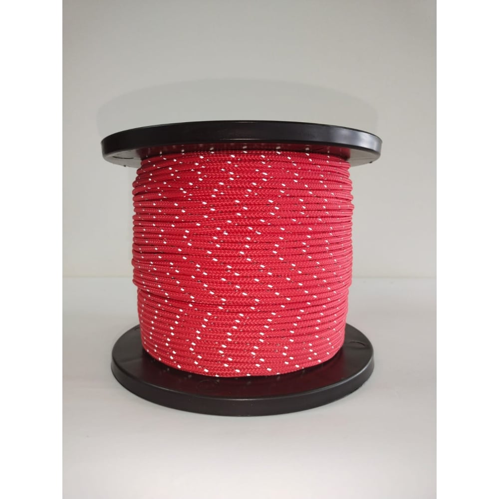 Плетеный светоотражающий шнур полипропиленовый ЛАНЕКС-КАНАТ плетеный полипропиленовый шнур эбис