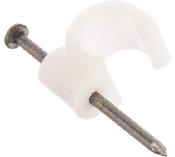 Изображение товара Скоба для кабеля, круглая А 6мм, 50шт - пакет Tech-Krep/Zitar 103647