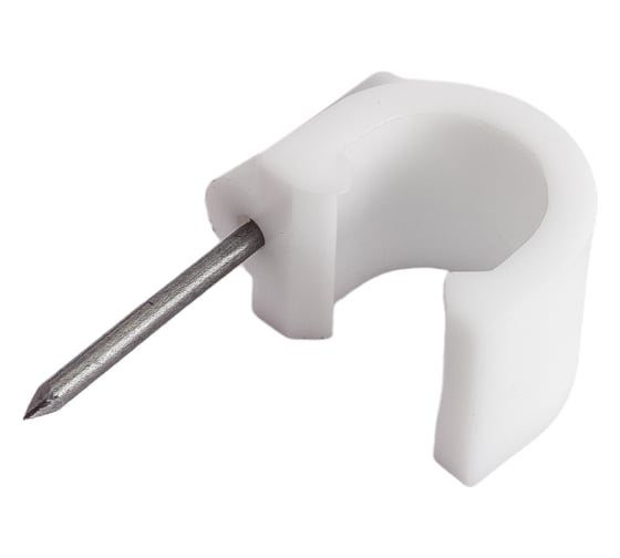 Изображение товара Скоба для кабеля, круглая А 10мм, 50шт - пакет Tech-Krep/Zitar 103651