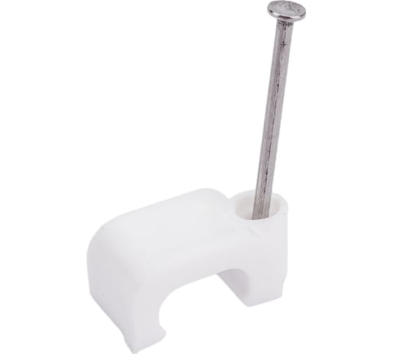 Изображение товара Скоба для кабеля, плоская Б 9мм, 50шт - пакет Tech-Krep 103659