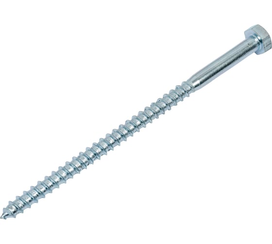 Изображение товара Сантехнический болт DIN 571 оцинкованный 10х180, 2шт - пакет Tech-Krep/Zitar 113140