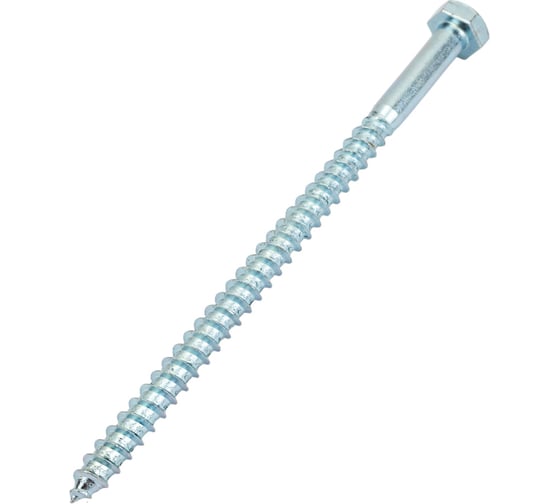 Изображение товара Сантехнический болт DIN 571 оцинкованный 8х140, 2шт - пакет Tech-Krep/Zitar 113136