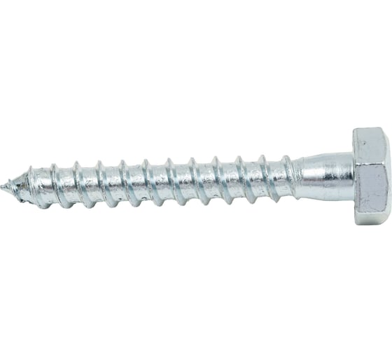 Изображение товара Сантехнический болт DIN 571 оцинкованный 10х70, 2шт - пакет Tech-Krep/Zitar 103882