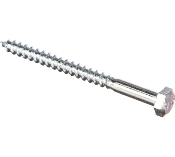 Изображение товара Сантехнический болт DIN 571 оцинкованный 6х70, 40шт - коробка Tech-Krep 126549