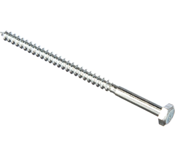 Изображение товара Сантехнический болт DIN 571 оцинкованный 6х100, 30шт - коробка Tech-Krep 126552
