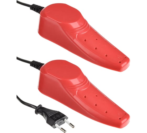 Изображение товара Сушилка для обуви LEBEN Ботиночки, пластик, 220 В, 10 Вт, температура нагрева 65-80 градусов 490-007