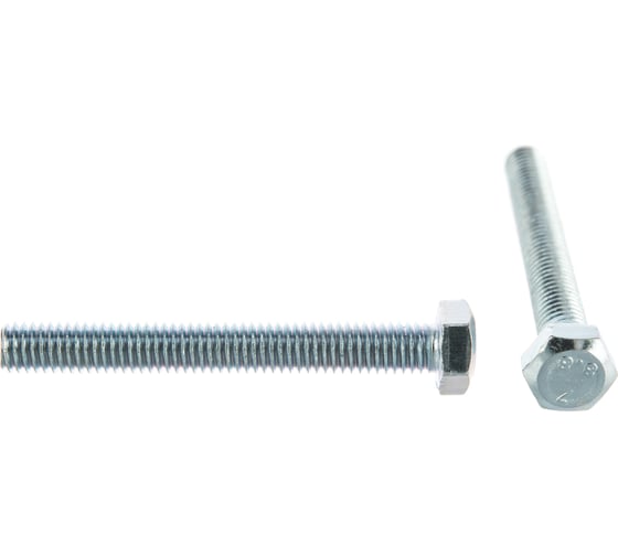 Изображение товара Болт DIN 933 с шестигранной головкой, оцинкованный М5х40, 60шт - коробка Tech-Krep 105198