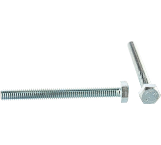Изображение товара Болт DIN 933 с шестигранной головкой, оцинкованный М6х60, 30шт - коробка Tech-Krep 105206