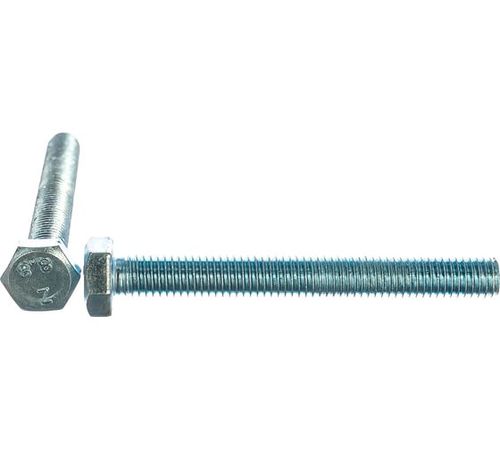 Изображение товара Болт DIN 933 с шестигранной головкой, оцинкованный М8х70, 20шт - коробка Tech-Krep 105213