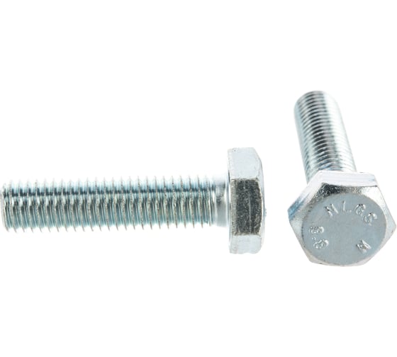 Изображение товара Болт DIN 933 с шестигранной головкой, оцинкованный М10х40, 15шт - коробка Tech-Krep 105216