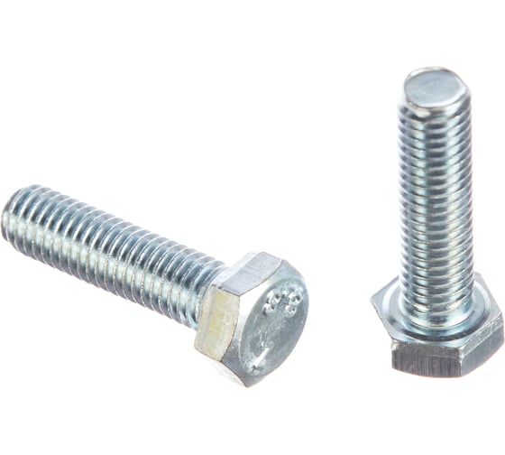 Изображение товара Болт DIN933 с шестигранной головкой оцинкованный М8x30 мм, 30 шт, коробка с окном Tech-Kr Zitar 105209