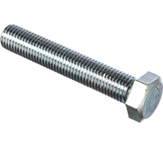 Изображение товара Болт DIN 933 с шестигранной головкой, оцинкованный М16х90, 10шт - коробка Tech-Krep 126538