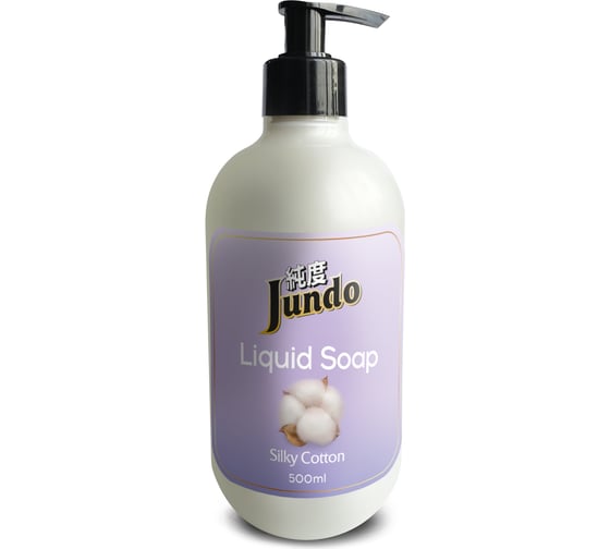 Изображение товара Гель-мыло Jundo Премиум Нежный хлопок 0,5 л 4903720020357
