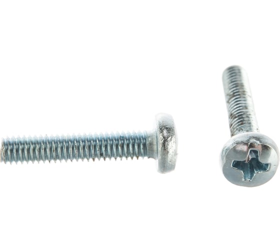 Изображение товара Винт DIN7985 с полукруглой головкой оцинкованный М4x20 мм, 150 шт, коробка с окном Zitar 105220