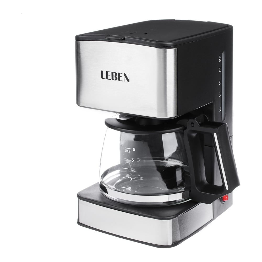 Изображение товара Капельная кофеварка LEBEN 680 Вт со стеклянной колбой автоотключение