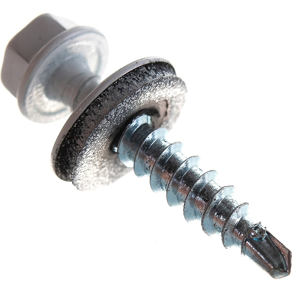 Изображение товара Кровельные саморезы Tech-Krep 4,8х28 RAL 9003 ярко-белые 300 шт в ведре