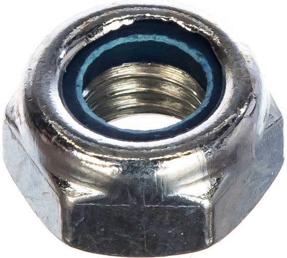 Изображение товара Самоконтрящаяся гайка DIN 985 оцинкованная М10, 40шт - коробка Tech-Krep 105255