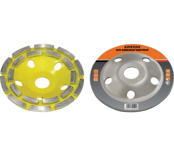Изображение товара Круг алмазный чашечный (125х22.2 мм) Кратон 1 08 05 002
