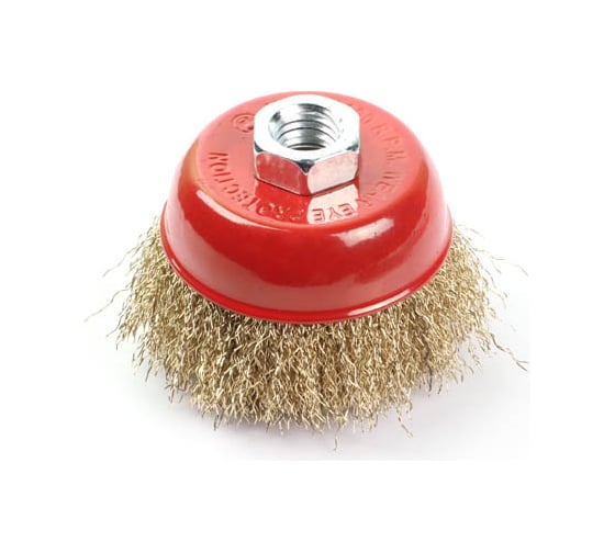 Изображение товара Щетка чашка для УШМ 75 мм, М14, гофрированная проволока Gepard GP0865-75