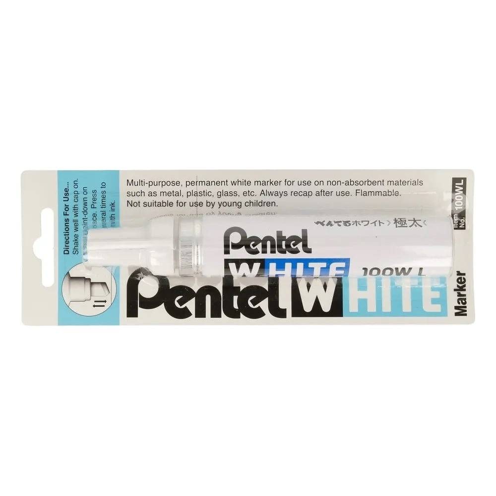 Перманентный промышленный маркер Pentel маркер перманентный pentel paint 4 6 мм с круглым наконечником белый