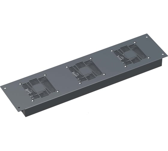 Изображение товара Потолочный модуль DKC 3 вентилятора для крыши напольных 19" it-корпусов дкс серии cqe шириной 800мм, ral7011 R5VSIT8003F