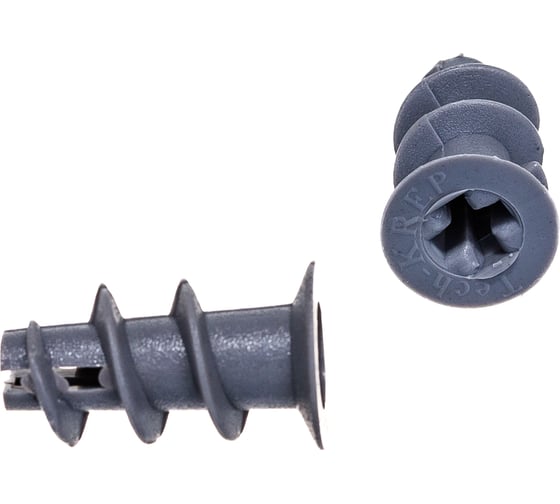 Изображение товара Пластиковый дюбель для ГКЛ со сверловой насадкой 200шт - коробка Tech-Krep TT-22 117981