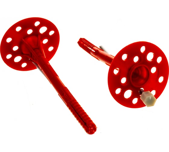 Изображение товара Дюбель для теплоизоляции с металлическим гвоздём с термоголовкой 10х140, 250шт Tech-Krep 130105