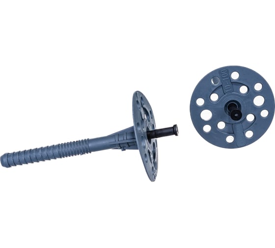 Изображение товара Дюбель для теплоизоляции с пластиковым гвоздём 10х100, 50шт - пакет Tech-Krep 101708