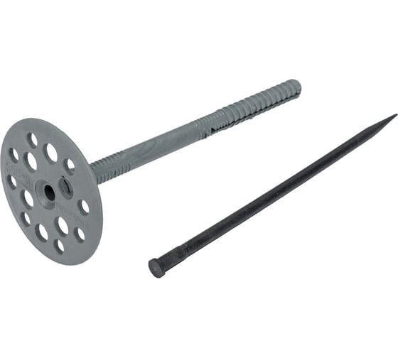 Изображение товара Дюбель для теплоизоляции с пластиковым гвоздём 10х160, 50шт - пакет Tech-Krep 101712