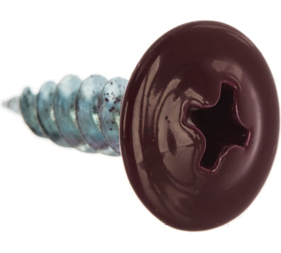 Изображение товара Саморез Tech-Krep/Zitar ШСММ 4,2х16 темно-красный KP RAL 3005 20 шт, пакет 125489