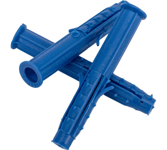 Изображение товара Распорный дюбель Чапай 5х40 шипы+усы, синие 1000шт - пакет Tech-Krep 111140