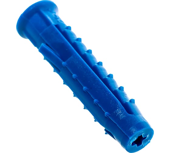 Изображение товара Распорный дюбель Чапай 8х40 шипы+усы, синие 500шт - пакет Tech-Krep 111148