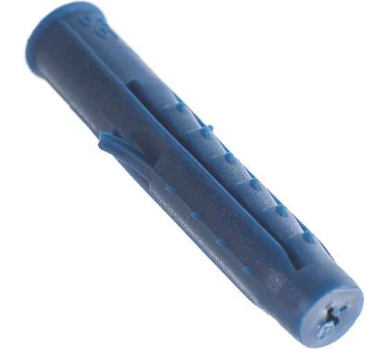 Изображение товара Распорный дюбель Чапай 10х60 шипы+усы, синие 250шт - пакет Tech-Krep 111134